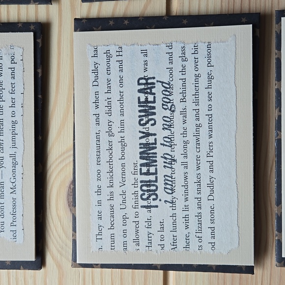Handmade Mini Harry Potter Inspired Boxed Cards Set - Picture 5 of 16